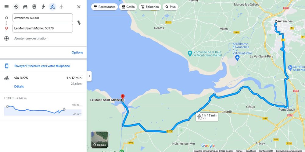 Le comparatif des meilleures applications itinéraire vélo